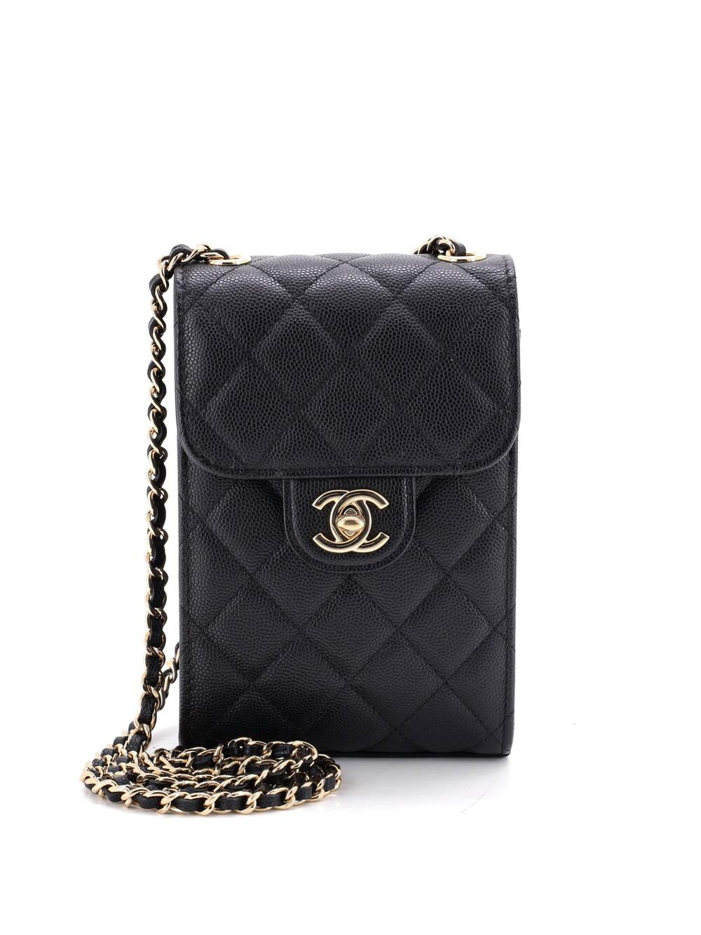 Chanel Cc Flap Phone Holder Crossbody #350946C32B